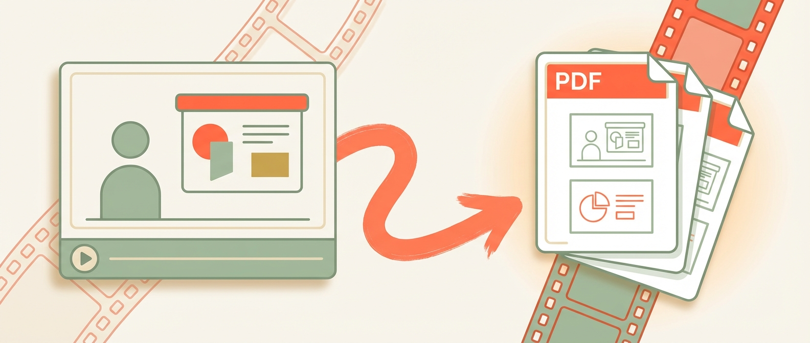 Video to PDF slides transformation - upload a lecture video and get clean PDF slides